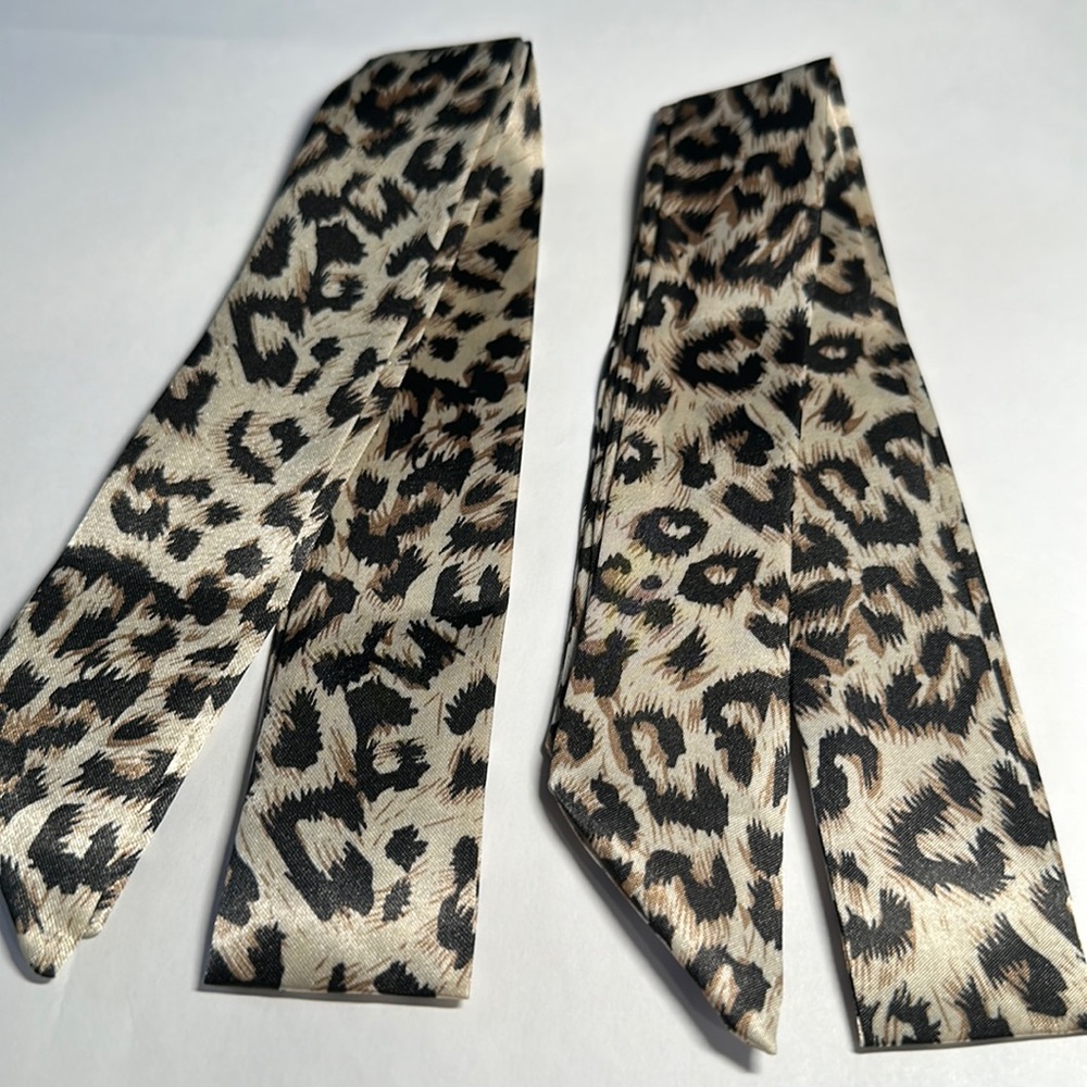 Two Thin Purse Scarves / Hair Bands / Scarves - #802 - Picture 3 of 6
